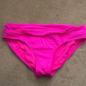 Hot pink athletes swim bottoms